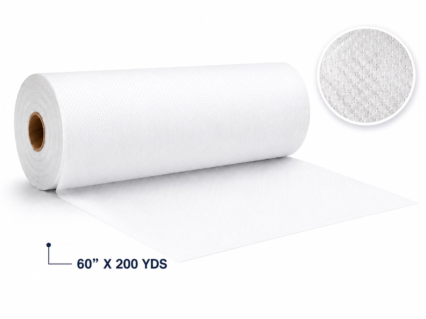 7055 NYLON SPUNBOND 55GSM -SOFT NYLON MESH CUT-AWAY 60X200 YDS