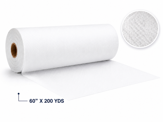 7055 NYLON SPUNBOND 55GSM -SOFT NYLON MESH CUT-AWAY 60X200 YDS